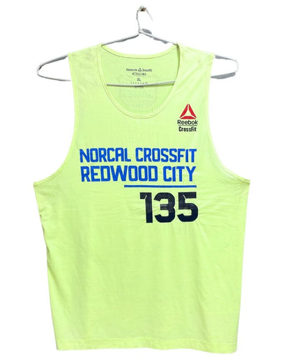 Reebok Green For Men Sports Vest T Shirt L - Preloved Labels