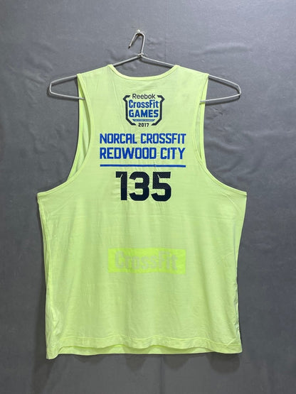 Reebok Green For Men Sports Vest T Shirt L - Preloved Labels