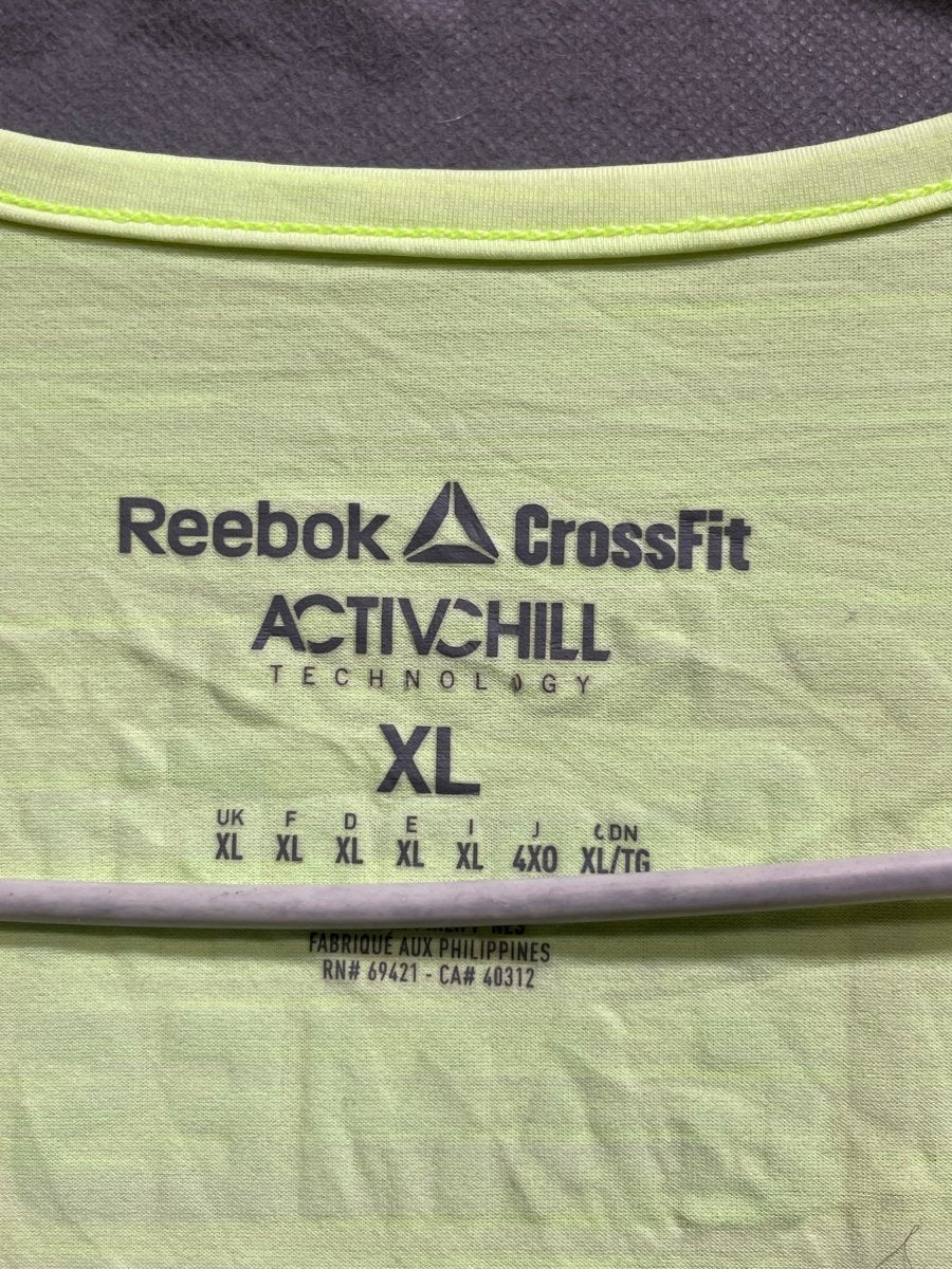 Reebok Green For Men Sports Vest T Shirt L - Preloved Labels