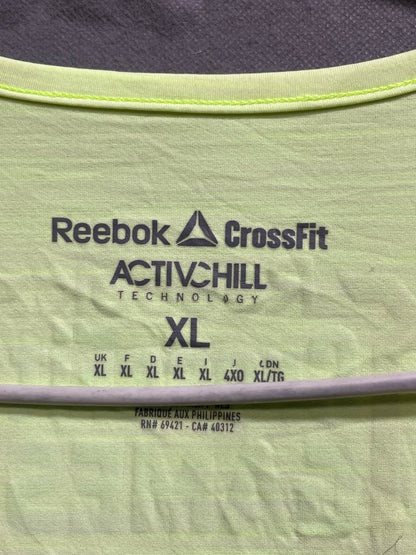 Reebok Green For Men Sports Vest T Shirt L - Preloved Labels