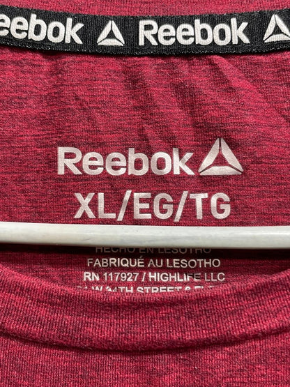 Reebok Maroon For Men Sports T Shirt XL - Preloved Labels