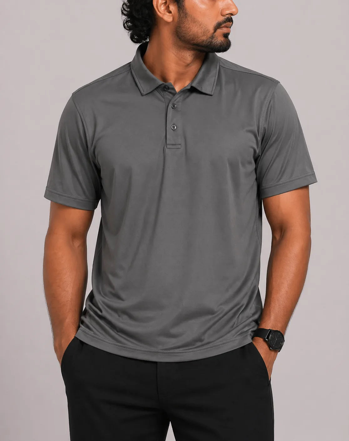 Reebok Men Sport Gray Polo T Shirt – Preloved Labels