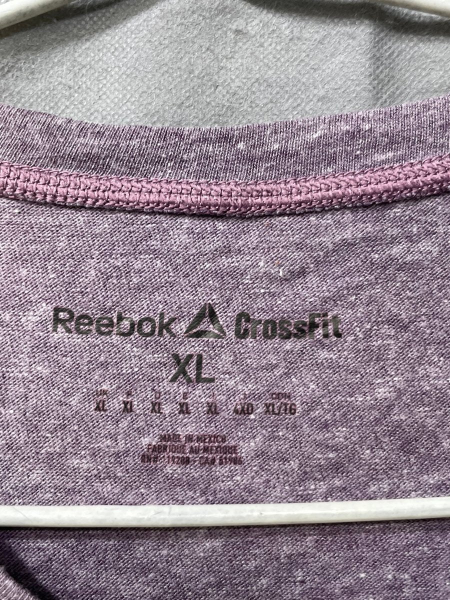 Reebok Purple Cotton T Shirt For Men XL - Preloved Labels