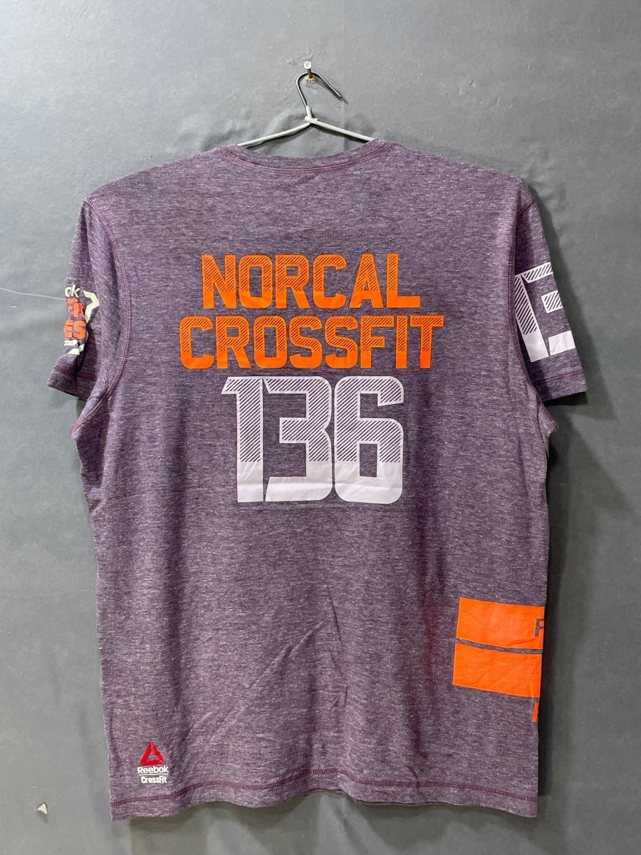 Reebok Purple Cotton T Shirt For Men XL - Preloved Labels