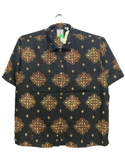 Roundtree & Yorke Black Cotton Jersey Shirt For Men X Large - Preloved Labels