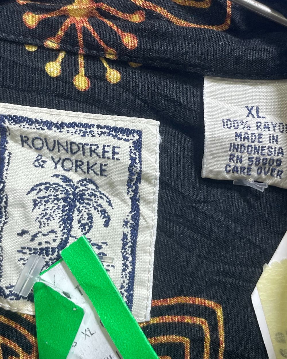 Roundtree & Yorke Black Cotton Jersey Shirt For Men X Large - Preloved Labels