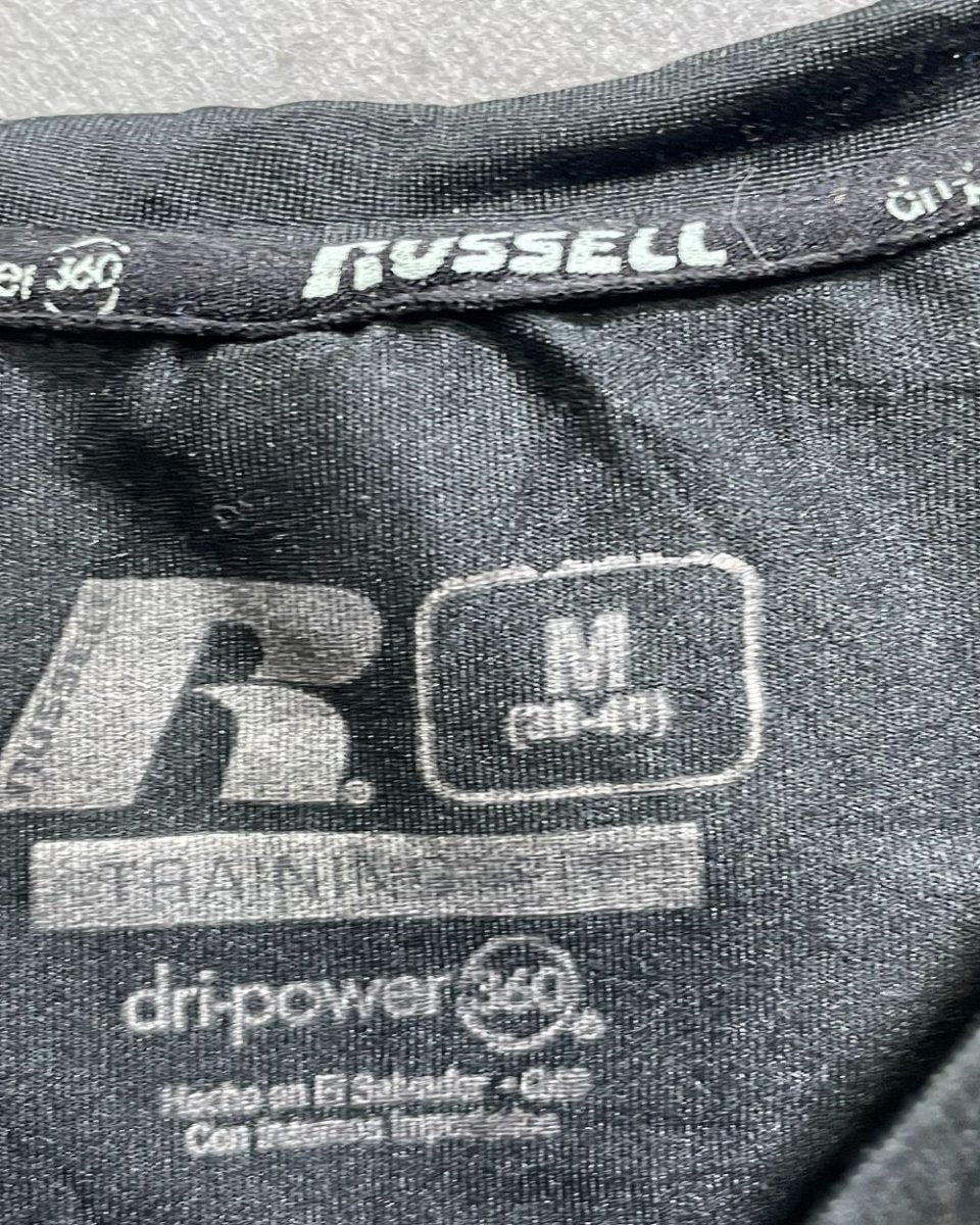 Russell Black For Men Sports T Shirt M - Preloved Labels