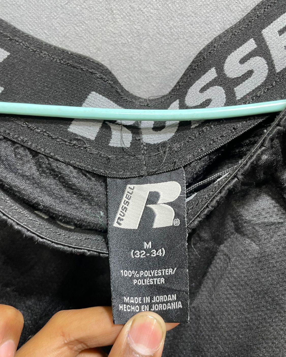 Russell Black Sports Short For Men M - Preloved Labels