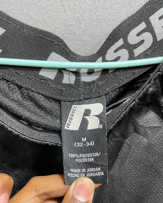 Russell Black Sports Short For Men M - Preloved Labels