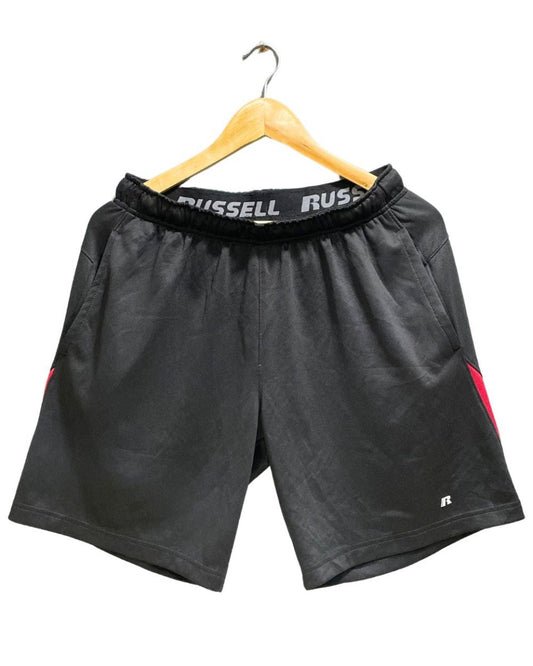 Russell Black Sports Short For Men M - Preloved Labels