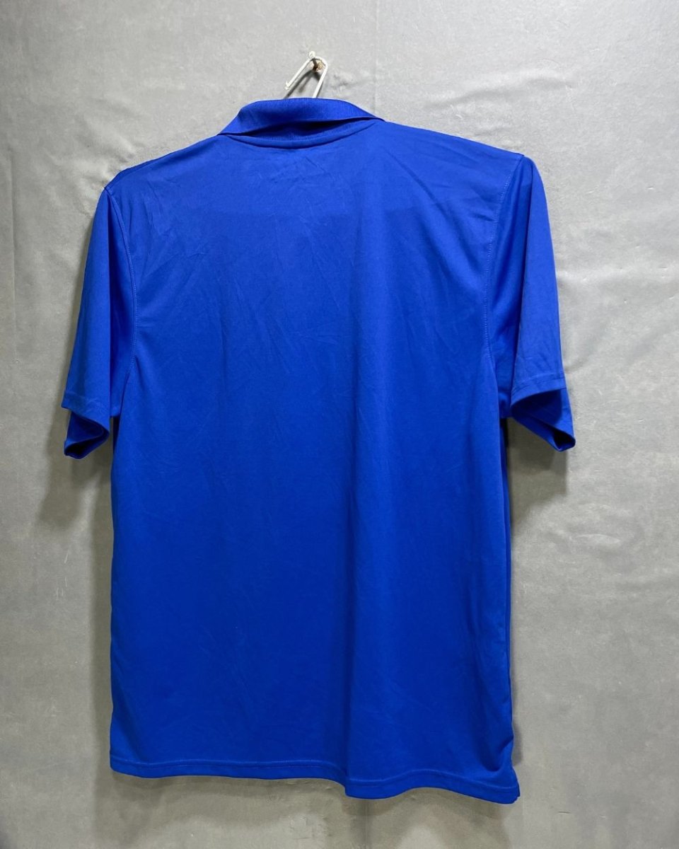 Russell Blue Polyester Sport Polo T Shirt For Men Large - Preloved Labels