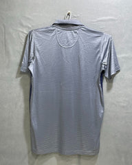 Russell Grey Polyester Sport Polo T Shirt For Men Medium - Preloved Labels