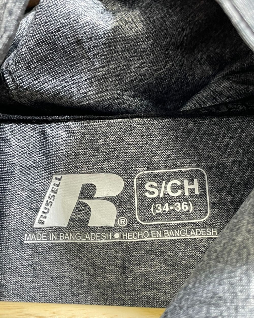 Russell Grey Sport For Women Hood T Shirt S - Preloved Labels