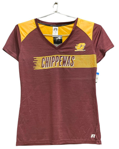 Russell Maroon Sport For Women T Shirt L - Preloved Labels