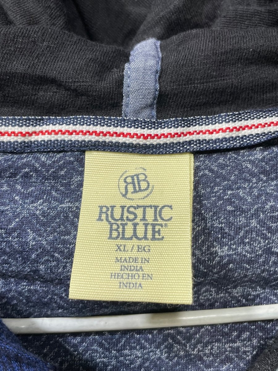 Rustic Black Cotton Hood T Shirt For Men XL - Preloved Labels