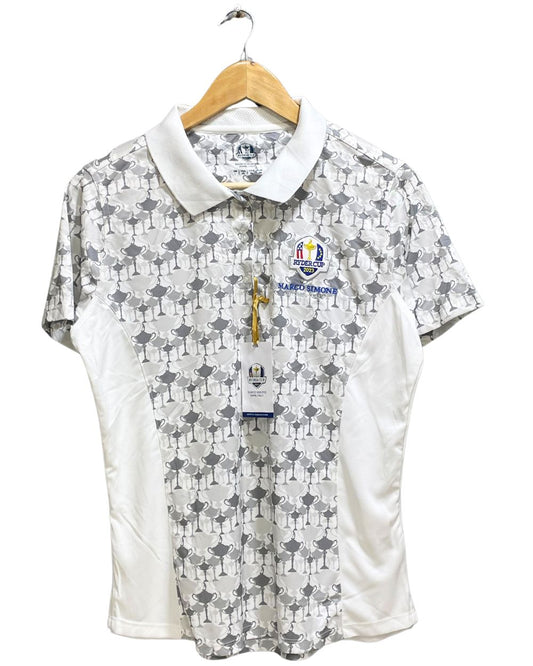 Ryder Cup White Sport For Women Polo T Shirt L - Preloved Labels