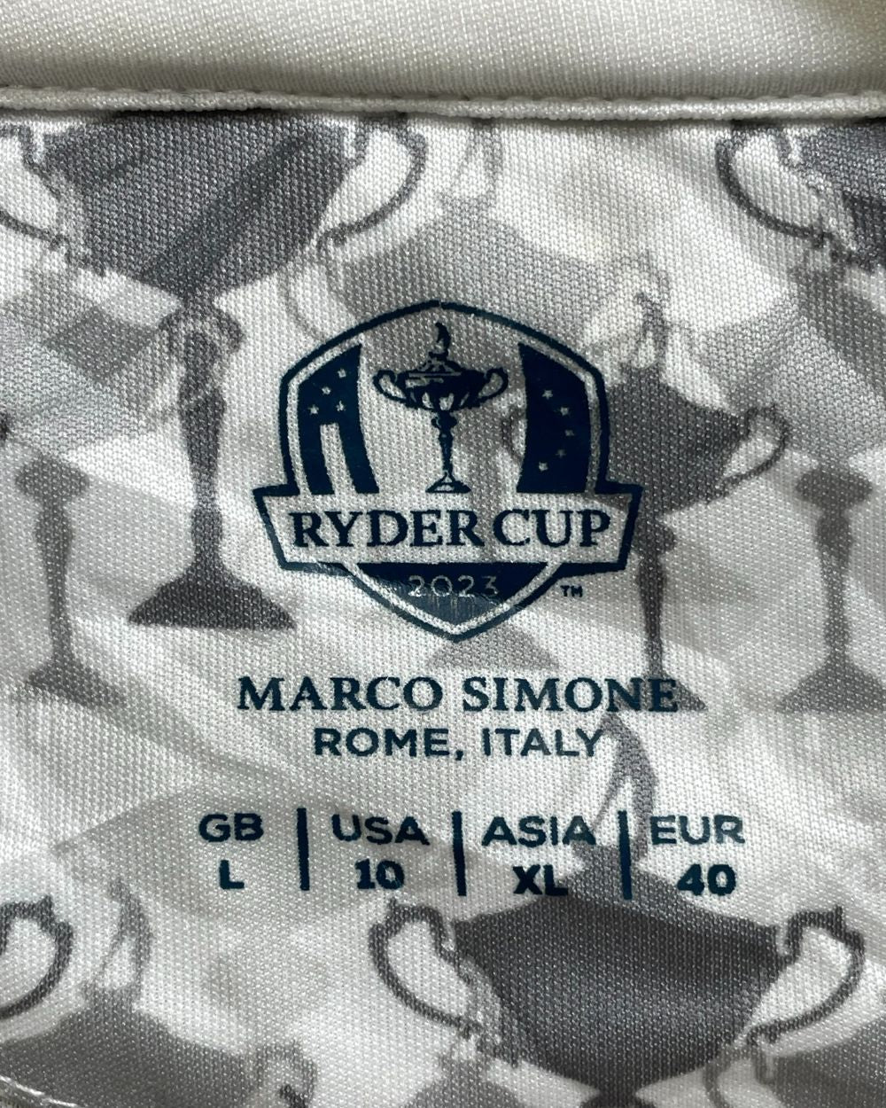 Ryder Cup White Sport For Women Polo T Shirt L - Preloved Labels