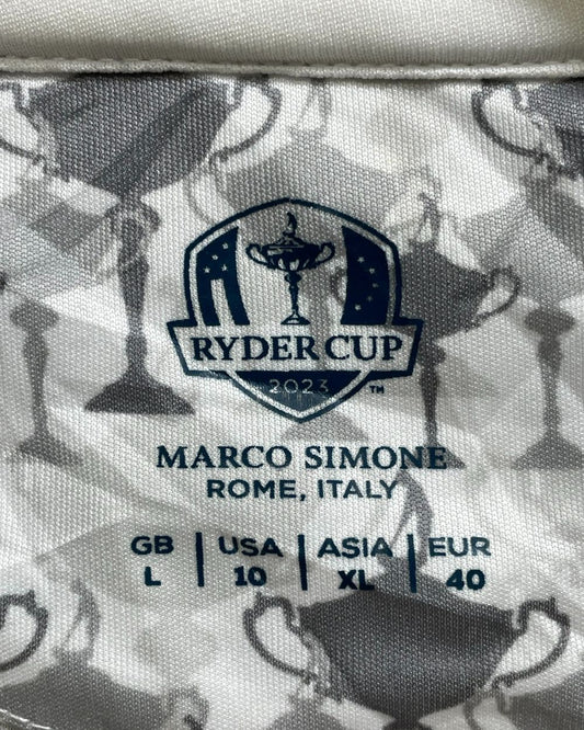 Ryder Cup White Sport For Women Polo T Shirt L - Preloved Labels