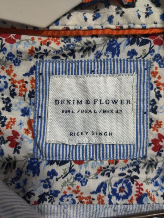 Denim & Flower Brand For Men Shirt Shrt6087