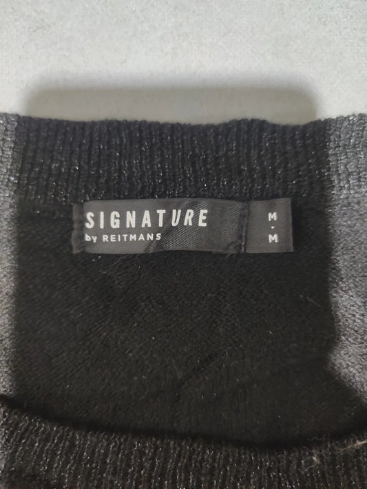 Signature Women Rayon Black Sweater M – Preloved Labels (view 2)