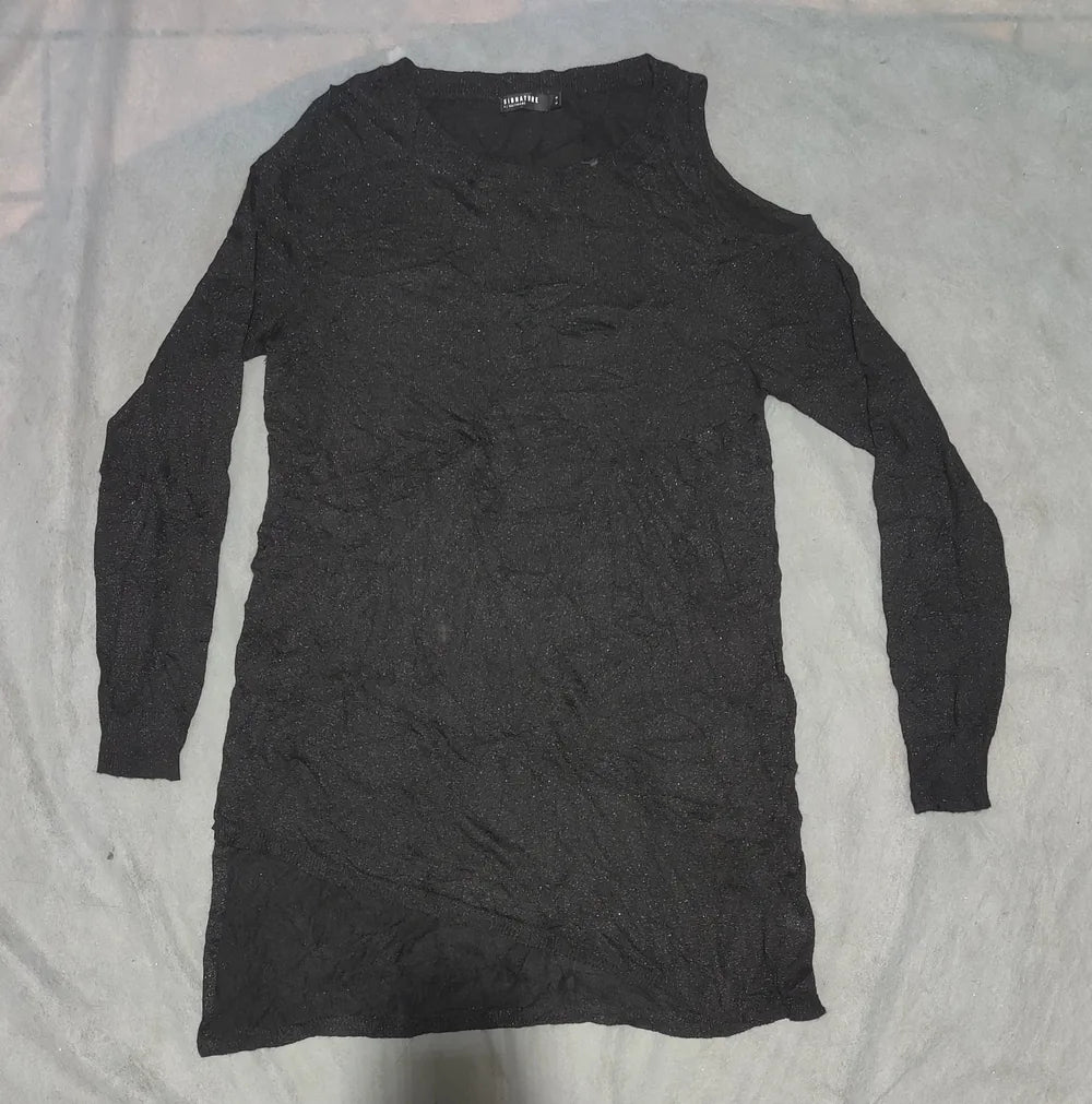 Signature Women Rayon Black Sweater M – Preloved Labels (view 3)