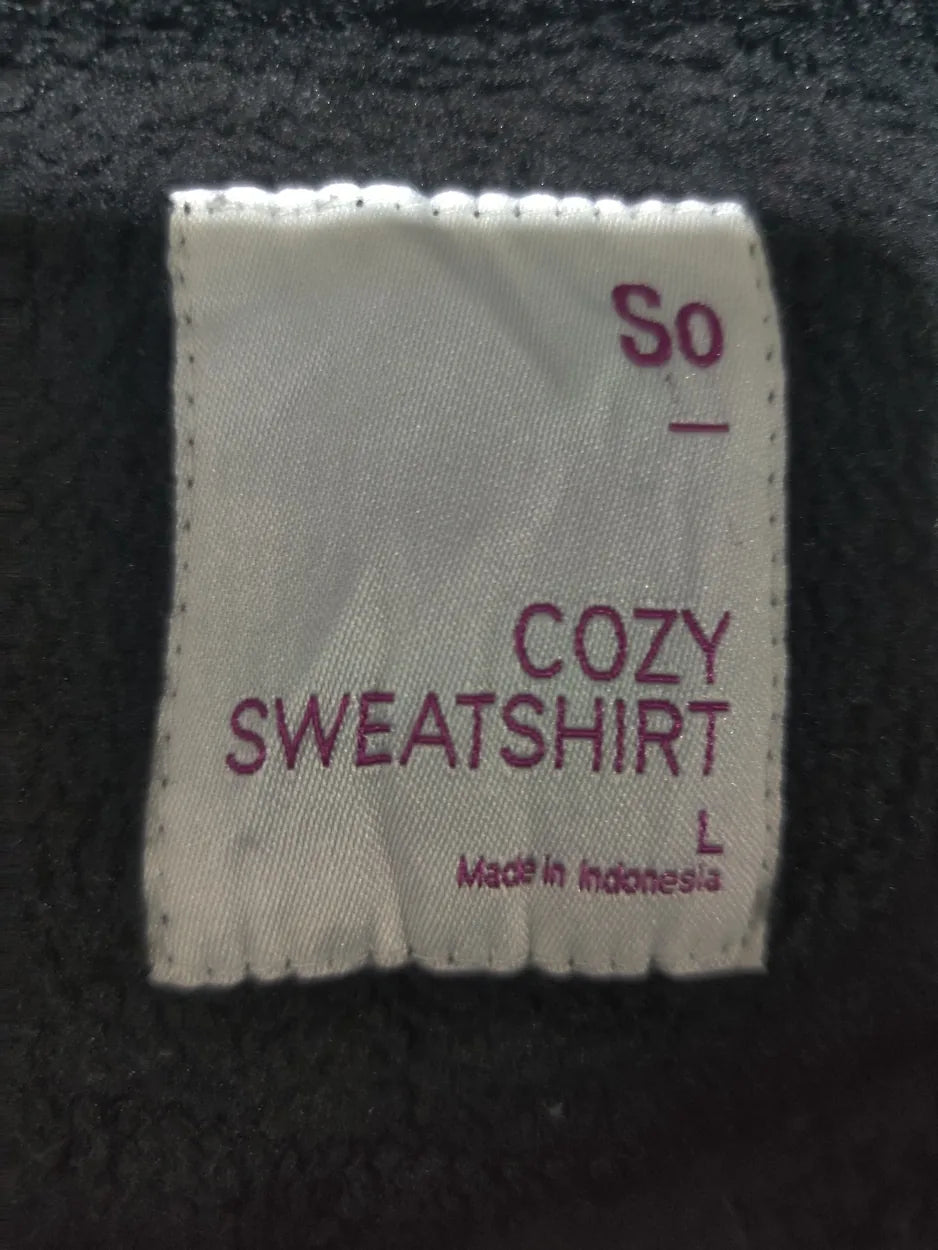 So Women Wool Black Sweatshirt L – Preloved Labels (view 2)