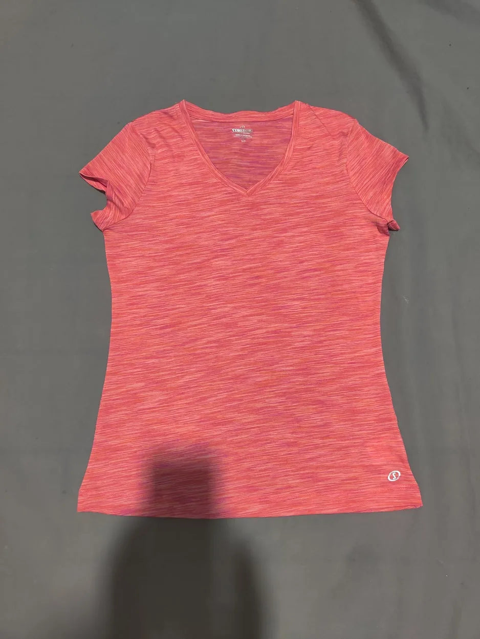 Spalding Women Sport Pink T Shirt S – Preloved Labels (view 2)
