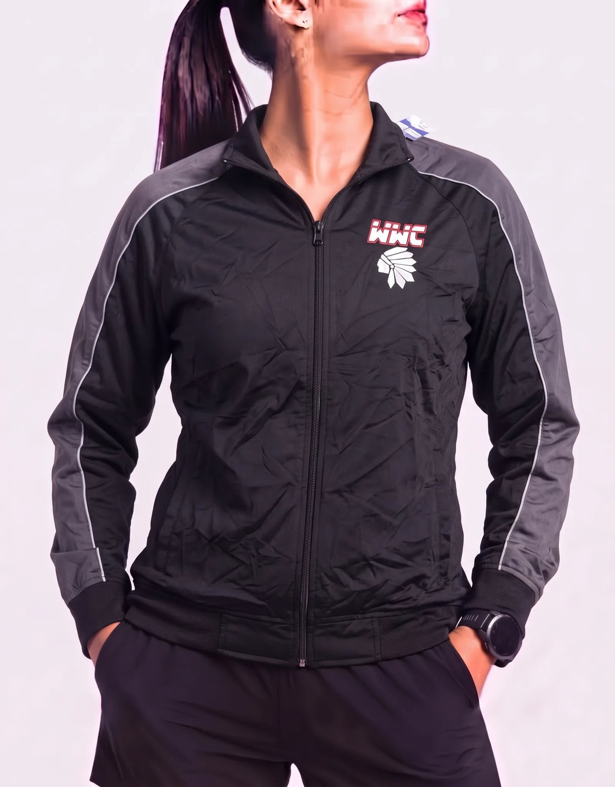 Sport Tek Women Polyester Black Gray Zipper XL – Preloved Labels