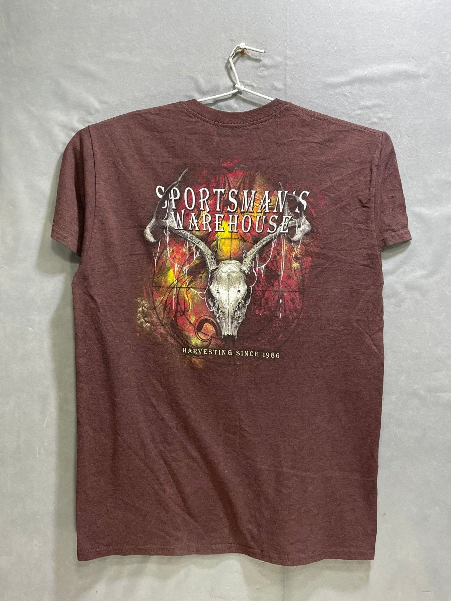 Sportsman's Brown Cotton T Shirt For Men M - Preloved Labels