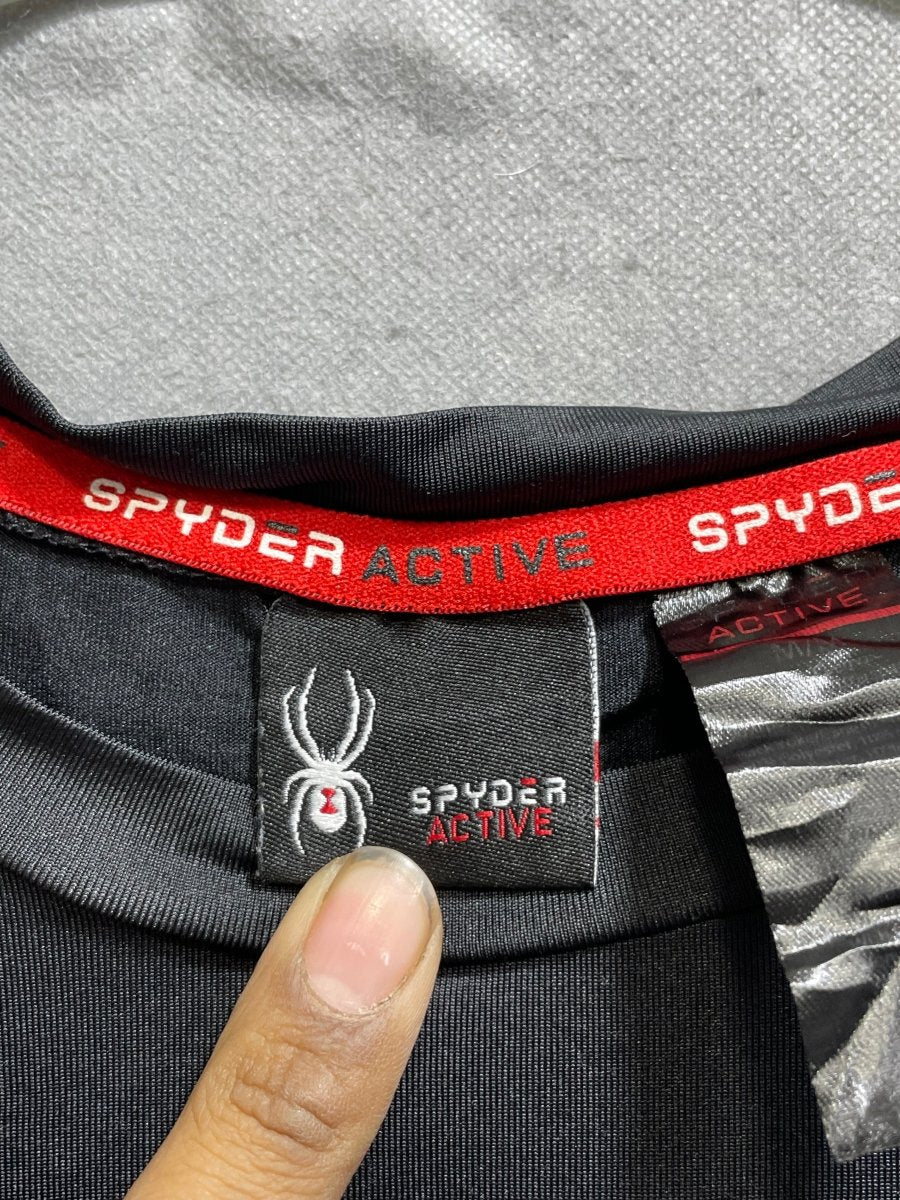Spyder Active Black For Men Sports T Shirt M - Preloved Labels