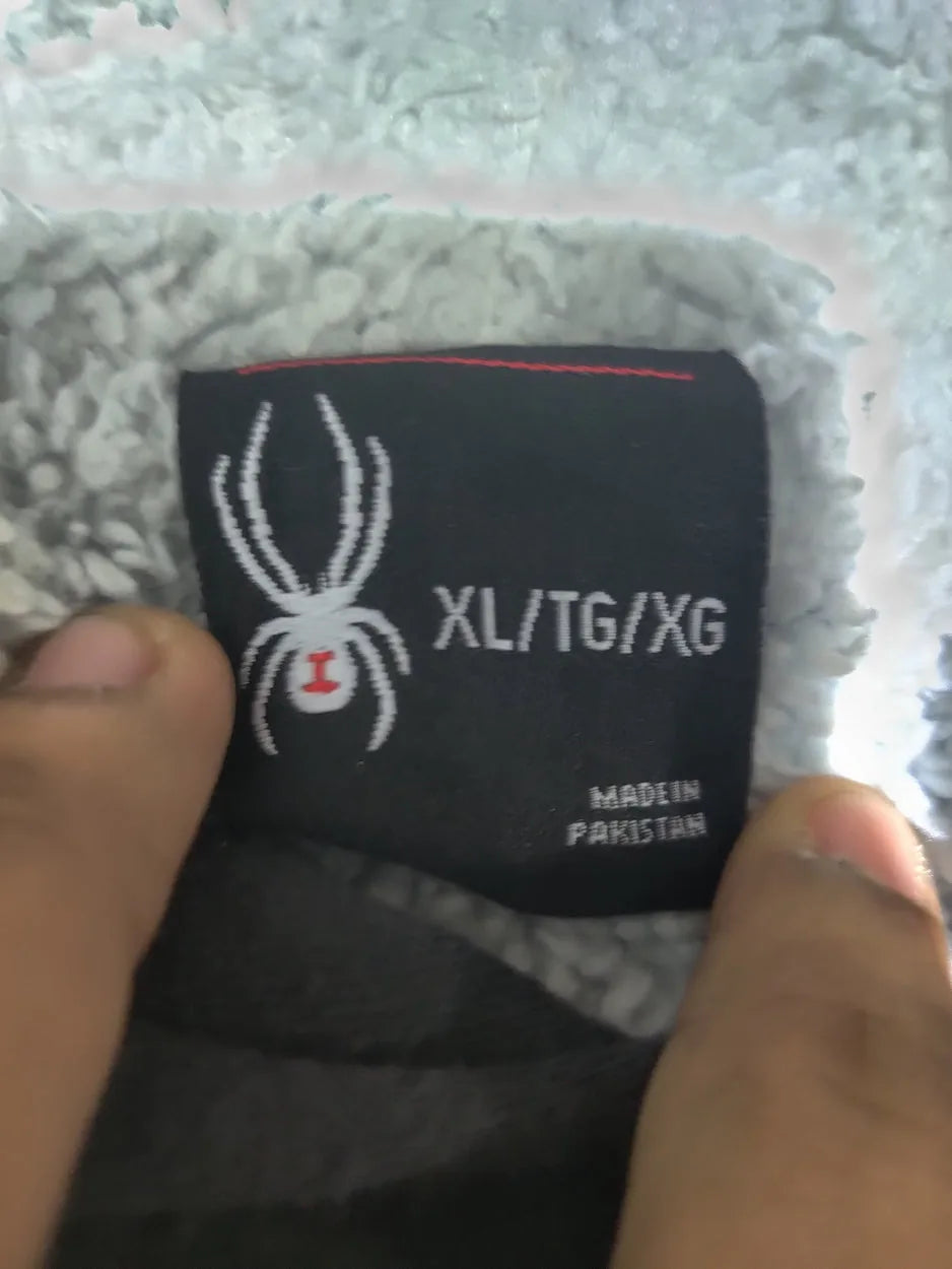 Spyder Men Cotton Fleece Black Zipper XL – Preloved Labels (view 3)