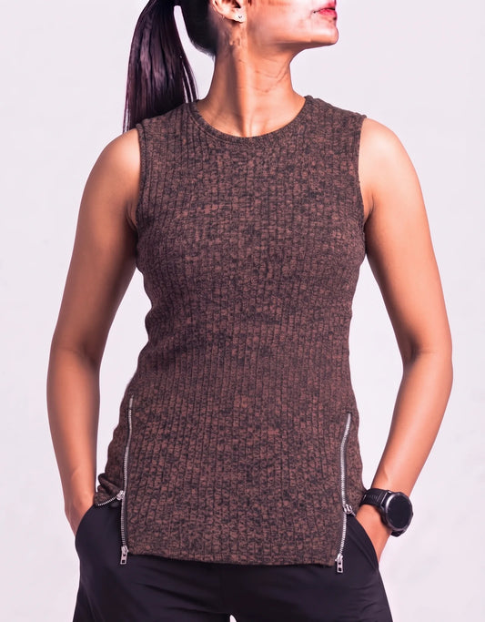 Susan Graver Women Acrylic Brown Sweater XS – Preloved Labels