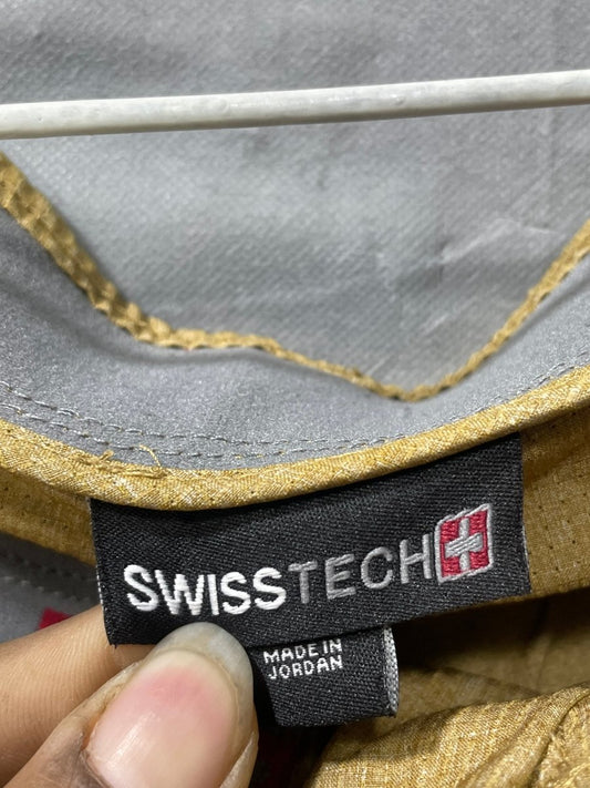 Swiss Tech Brown Cotton Short For Men X Large - Preloved Labels