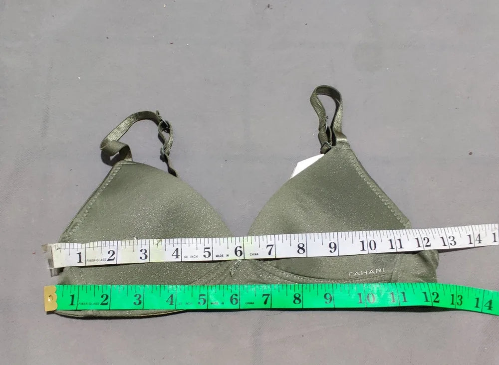 Tahari Women Green Sport Bra 32A  S – Preloved Labels (view 4)