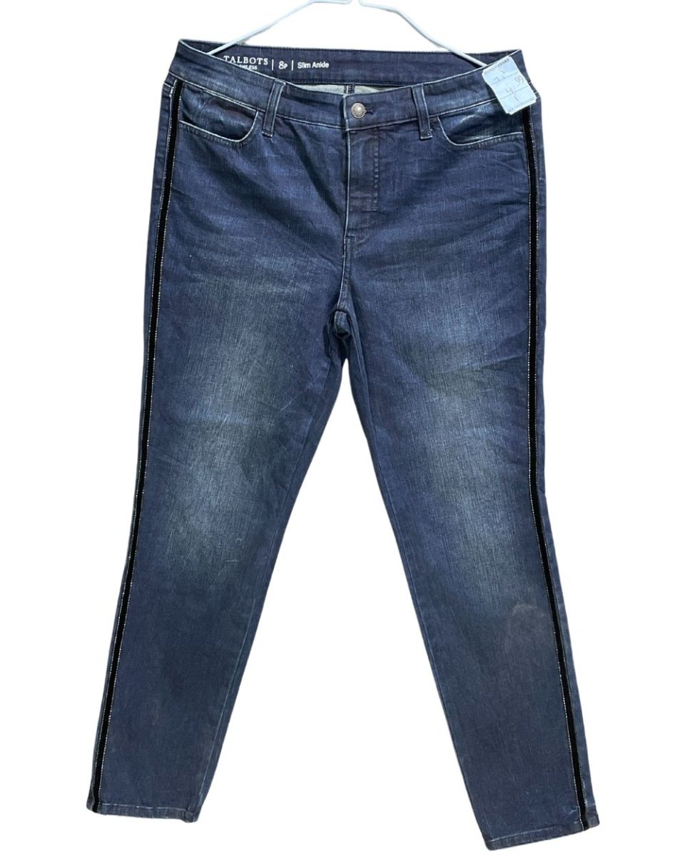 Talbots Blue Denim Jeans For Women Pant M - Preloved Labels