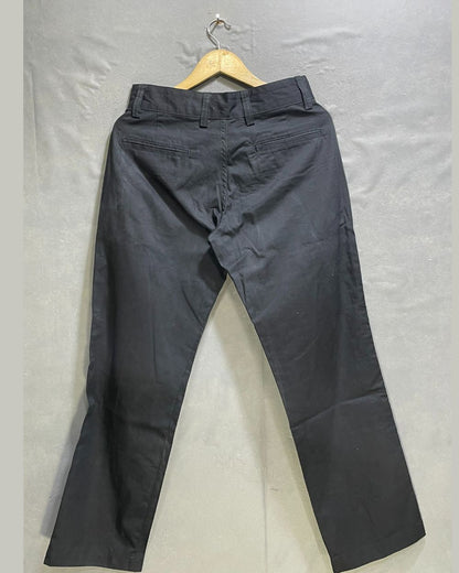 Tesla Black Cotton Dress Pant For Men S - Preloved Labels