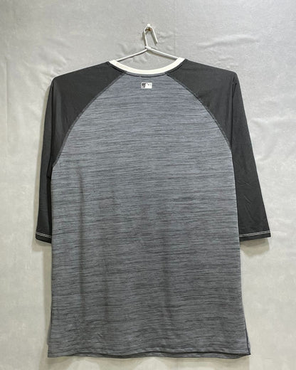 The Nike Tee Black Polyester Jersey Sport For Women T Shirt Large - Preloved Labels