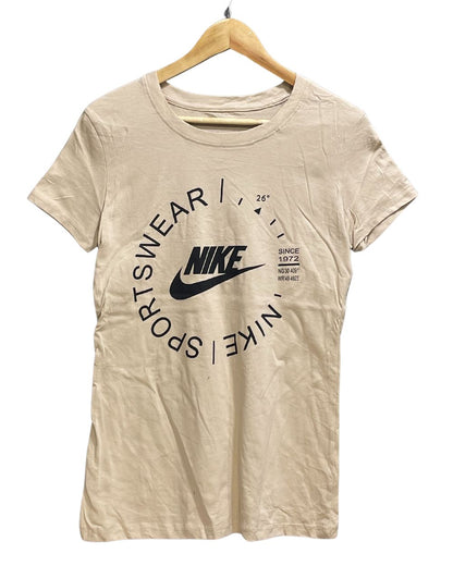 The Nike Tee Khaki Polyester JerseySport For Women T Shirt Medium - Preloved Labels