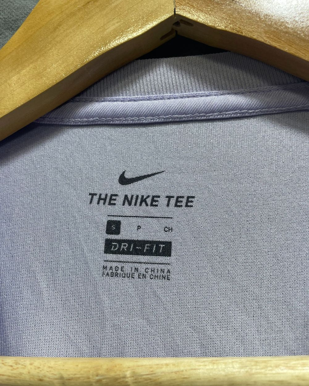 The Nike Tee Purple Polyester Jersey Sport For Women T Shirt Small - Preloved Labels
