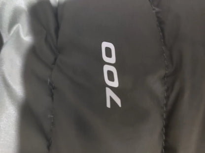 The North Face 700 Fill Men Polyester Black Olive Puffer Jacket S – Preloved Labels (view 3)