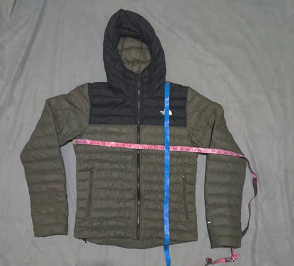 The North Face 700 Fill Men Polyester Black Olive Puffer Jacket S – Preloved Labels (view 6)