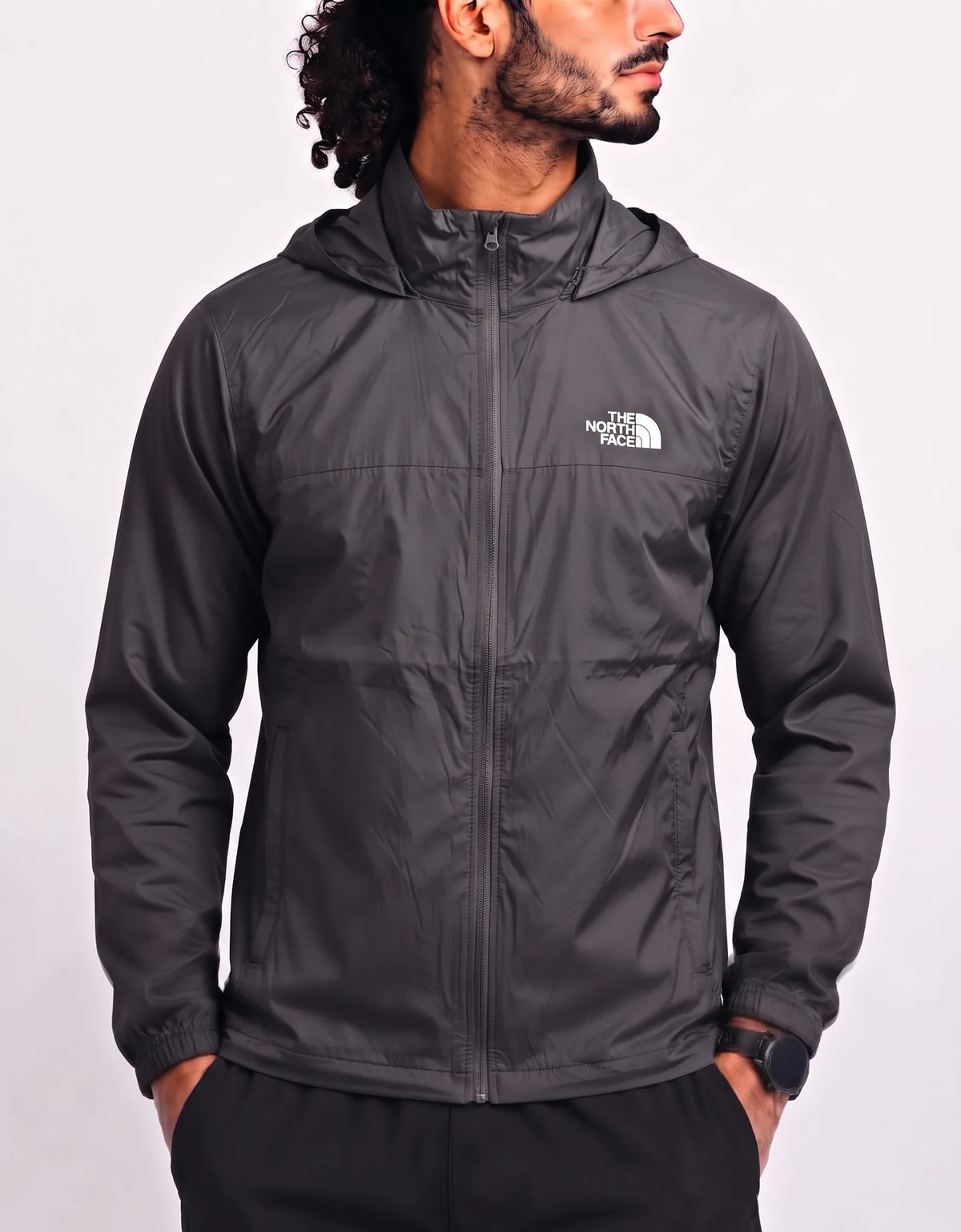 The North Face Men Polyester Black Windbreaker L – Preloved Labels