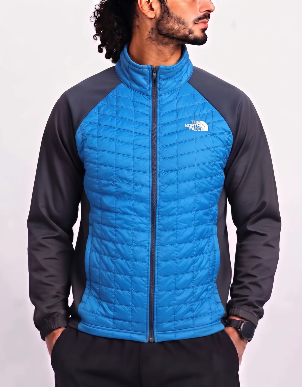 The North Face Men Polyester Blue Black Jacket M – Preloved Labels