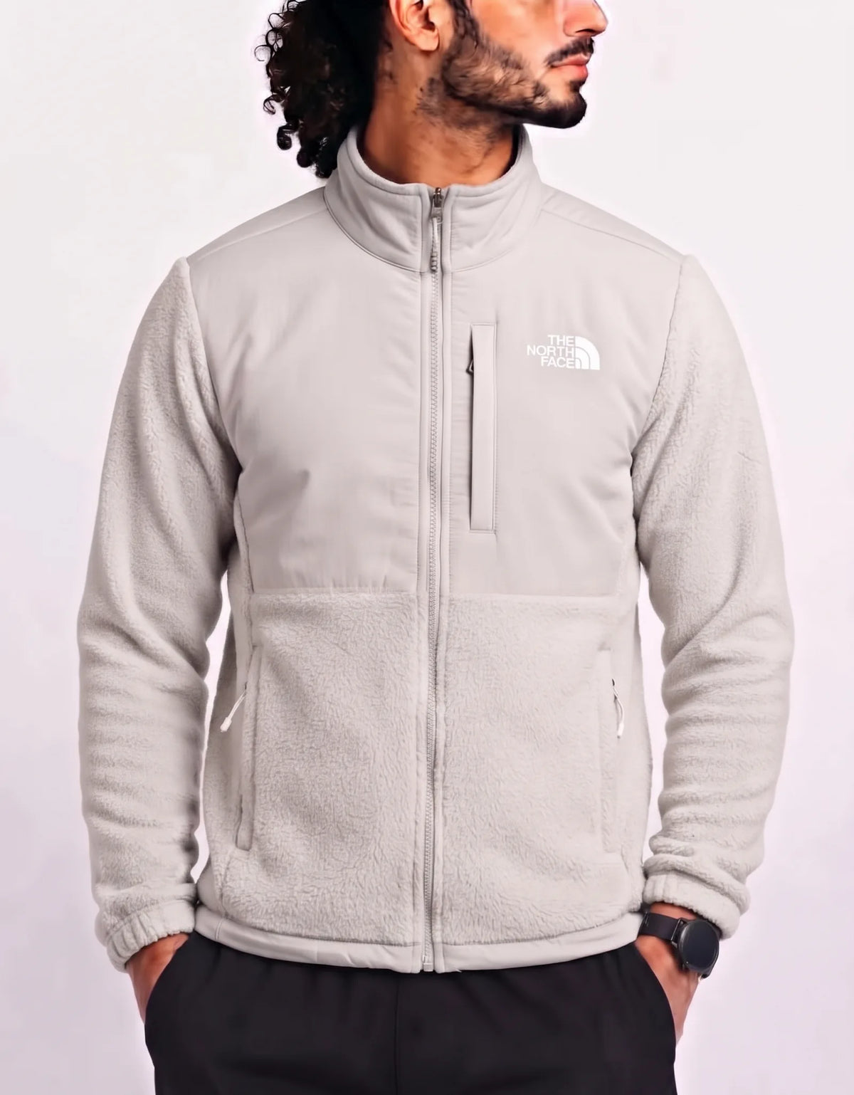 The North Face Men Polyester Gray Denali Jacket S – Preloved Labels