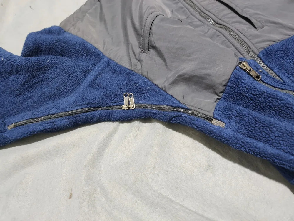 The North Face Men Polyester Gray Navy Denali Jacket M – Preloved Labels (view 3)