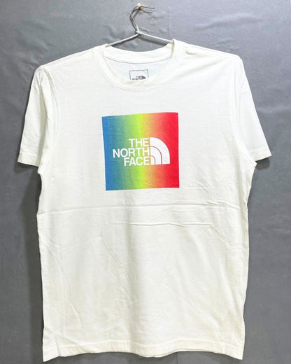 The North Face White Cotton T Shirt For Men L - Preloved Labels