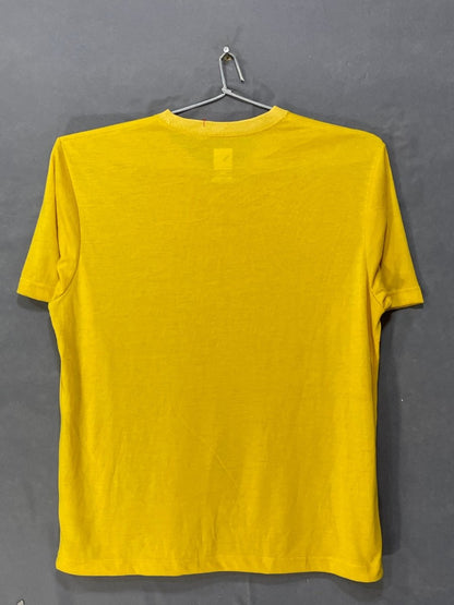 The North Face Yellow Cotton T Shirt For Men M - Preloved Labels