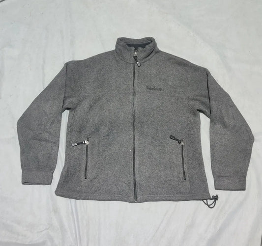 Timberland Women Cotton Fleece Gray Zipper M – Preloved Labels (view 2)