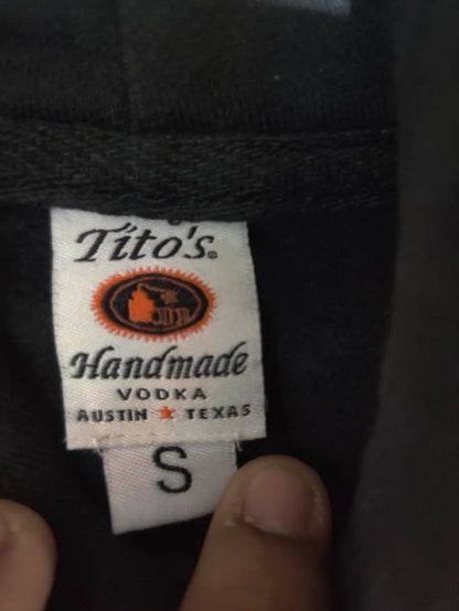 Tito's Men Cotton Fleece Black Hoodie S – Preloved Labels (view 3)