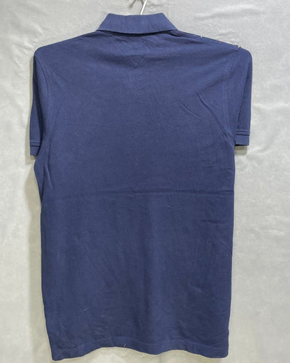 Tommy Hilfiger Blue Cotton Jersey Polo T Shirt For Men M - Preloved Labels
